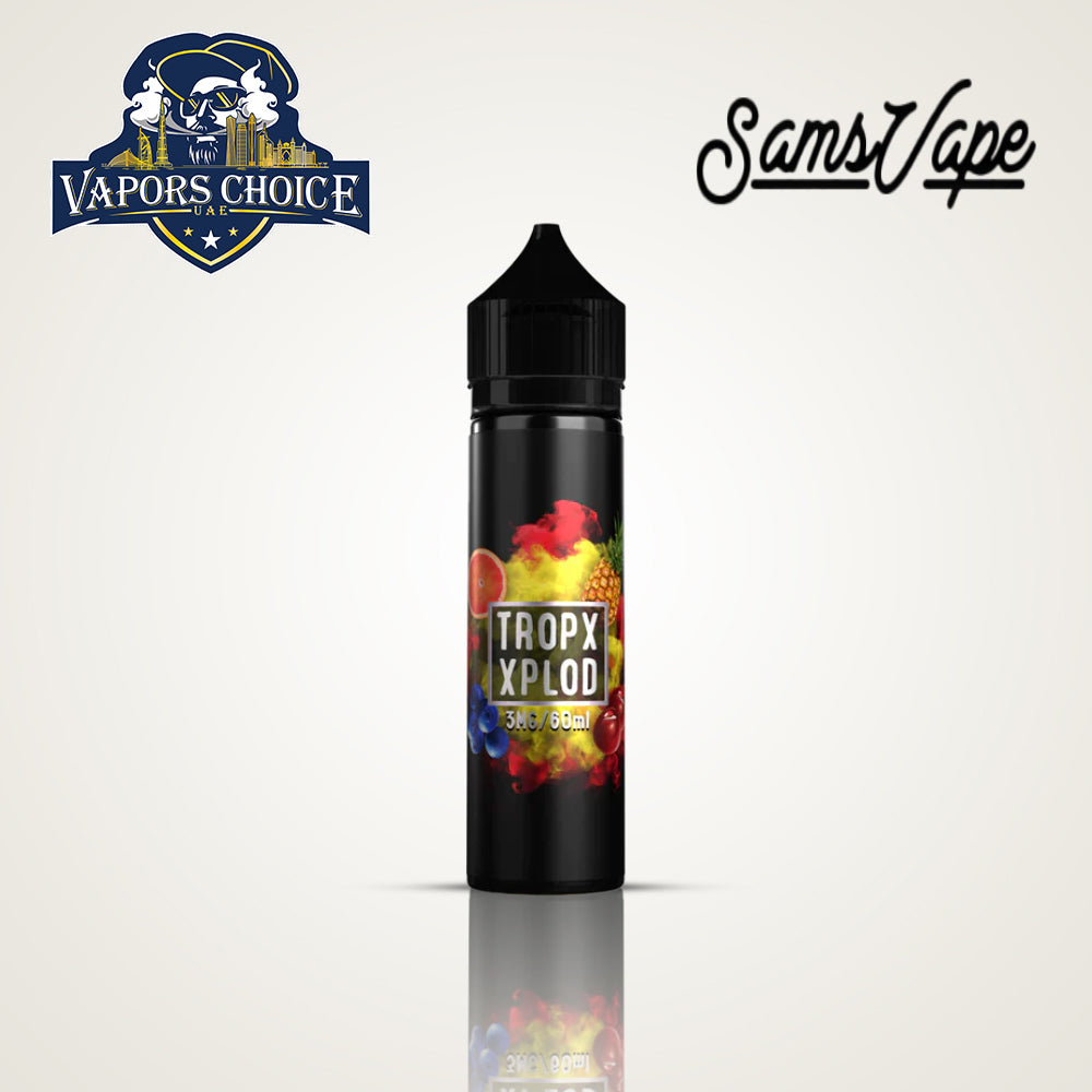SAMS VAPE Premium E-Liquids  60ML & 120ML Juice Tropx Xplod UAE Al Sharjah